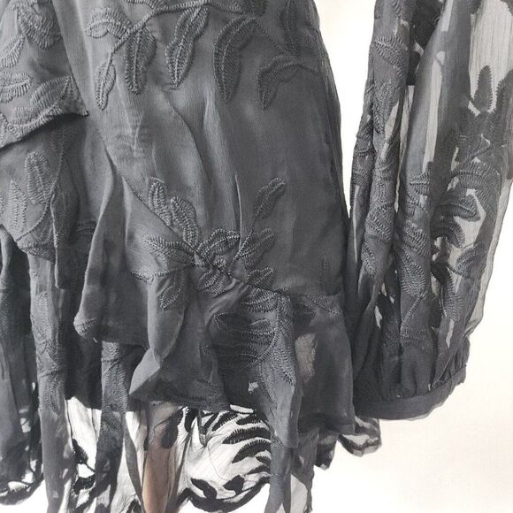 Hello Molly Black Long Sleeve Dress - Picture 2 of 8